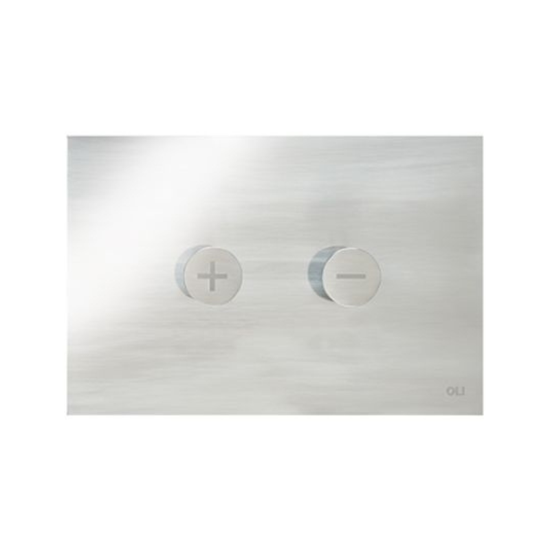 OLI Trumpet designer flush plate Polished Chrome — Álvaro Siza Vieira design Pakistan, Sardar & Co