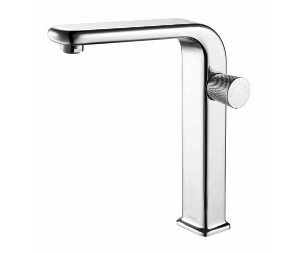 OMSA FL7640A mixer tap Chrome PVD — lead-free copper ceramic disc, deck-mounted, Sardars Pakistan
