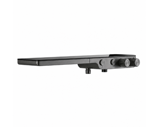OMSA HB7645X rain shower system Gunmetal PVD — exposed concealed thermostatic shower, Sardar & Co Pakistan