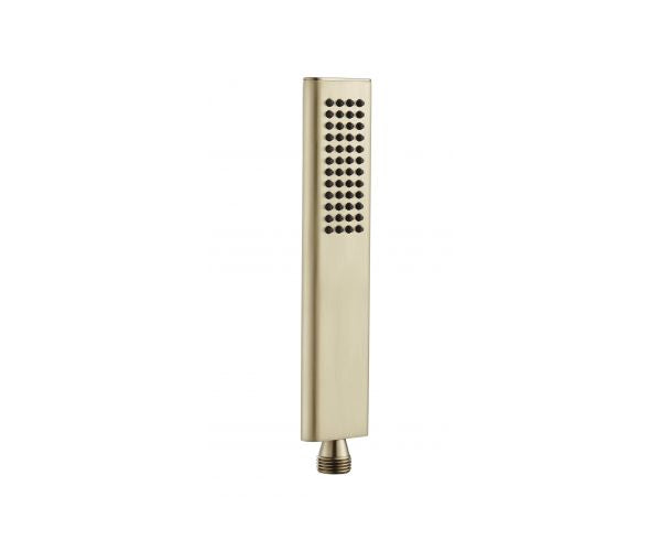 OMSA HR168 handheld shower Brushed Champagne Gold PVD satin — premium shower handset Pakistan, Sardar & Co