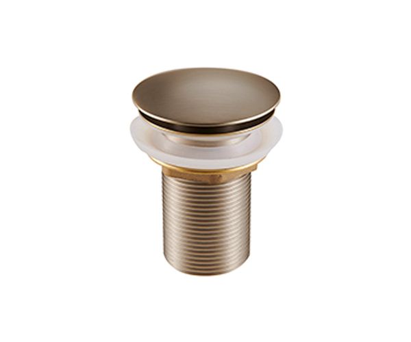 MSA P8707 basin drain Brushed Champagne Gold PVD satin — waste without overflow fitting, Sardar & Co Pakistan