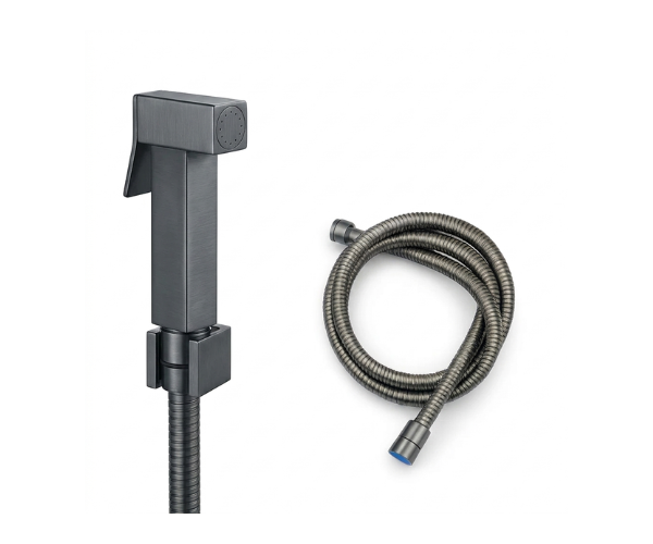 OMSA YH6604 toilet shower Gunmetal PVD — premium handheld toilet shower Pakistan, Sardar & Co Rawalpindi