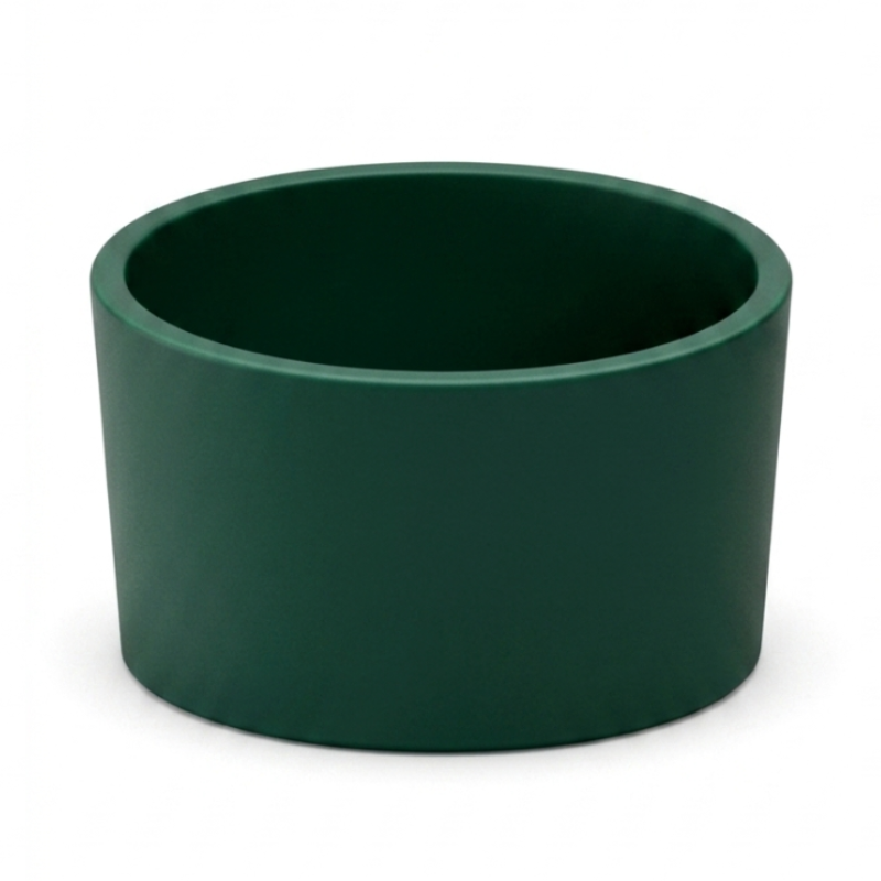 Scarabeo Bucket countertop washbasin Matt Musk — circular lay-on basin Pakistan, Sardar & Co