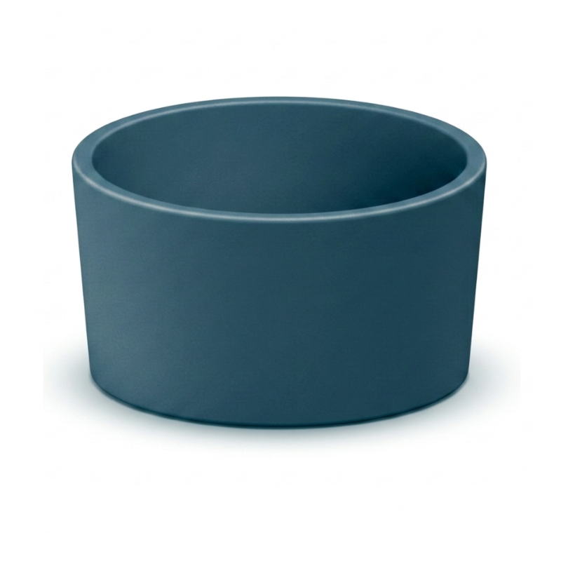 Scarabeo Bucket countertop wash basin Matt Ocean — teal matte circular Pakistan, Sardar & Co