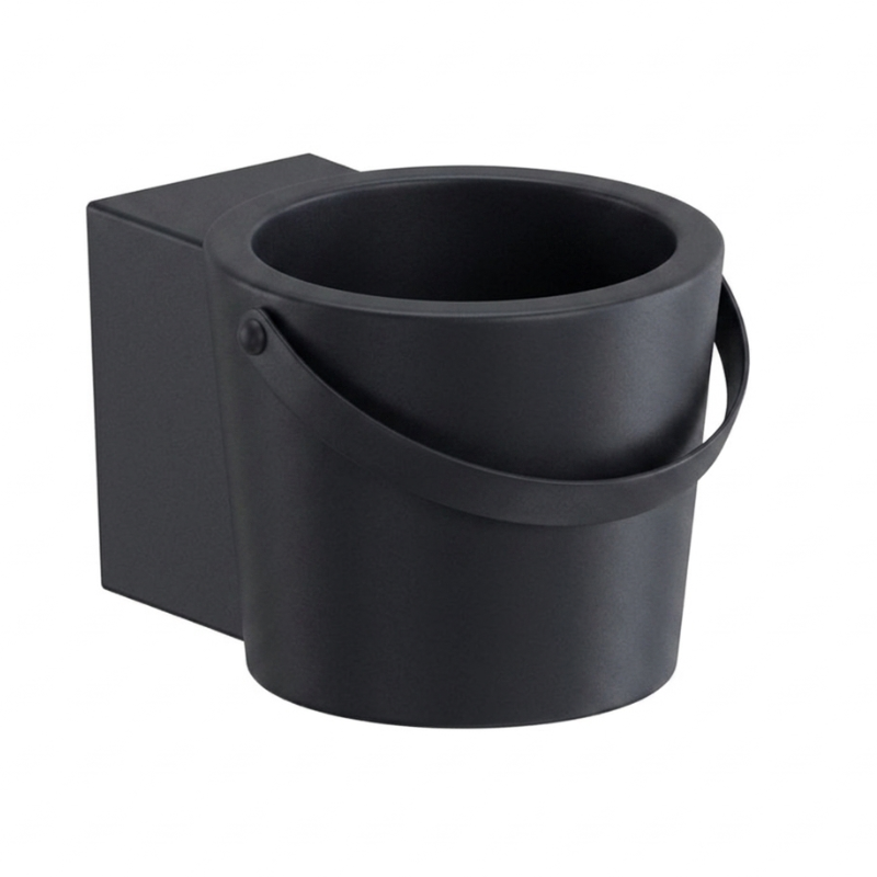 Scarabeo Bucket R designer wash basin Matt Night — matte black designer basin Pakistan, Sardar & Co