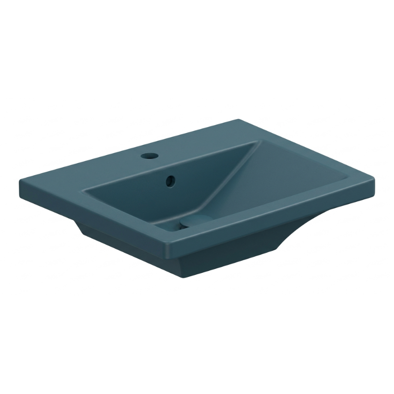 Scarabeo Butterfly 50 wash basin Matt Ocean — teal matte Pakistan, Sardar & Co
