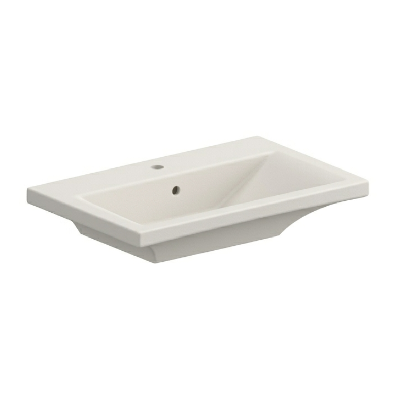 Scarabeo Butterfly 70 wash basin Pearl 700mm — iridescent off-white Pakistan, Sardar & Co