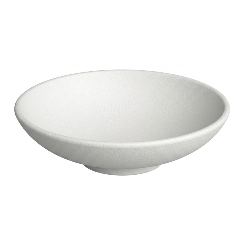 Scarabeo Cup countertop wash basin Pearl Ø450mm — iridescent off-white Pakistan, Sardar & Co