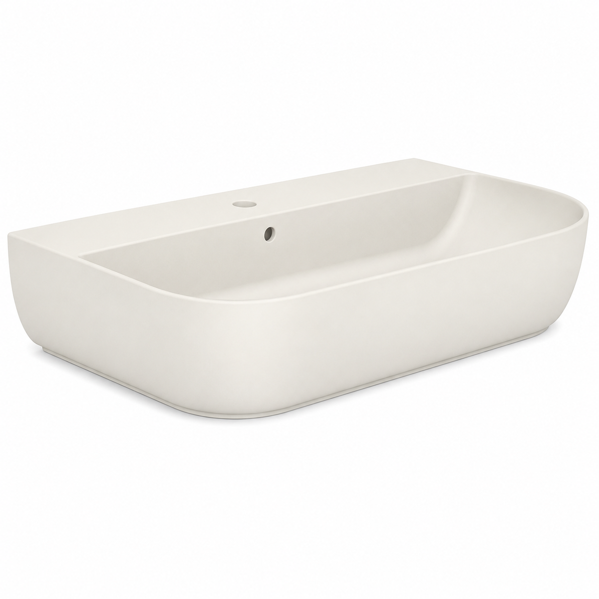 Scarabeo Glam slim washbasin Pearl 550mm — iridescent off-white Pakistan, Sardar & Co