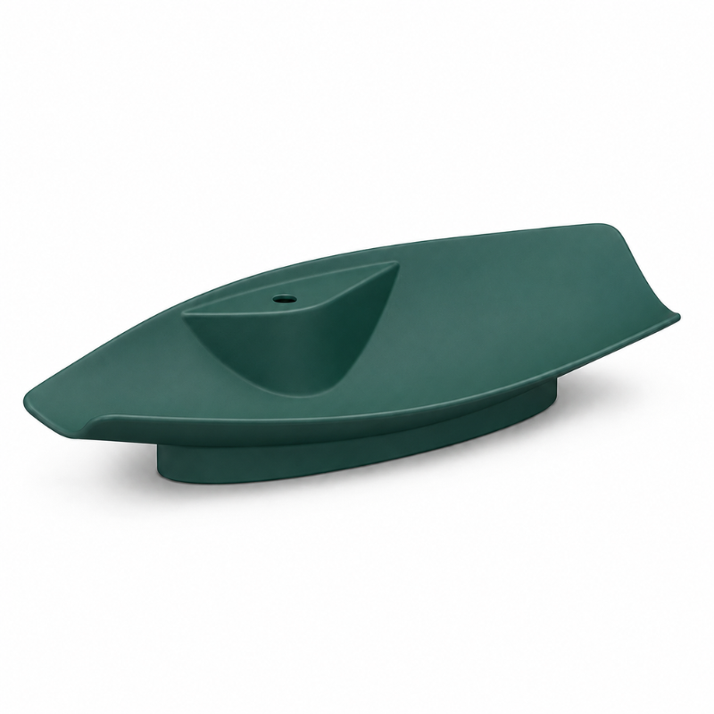 Scarabeo Kong 110R lay-on washbasin Matt Musk 1090mm — warm matte Pakistan, Sardar & Co