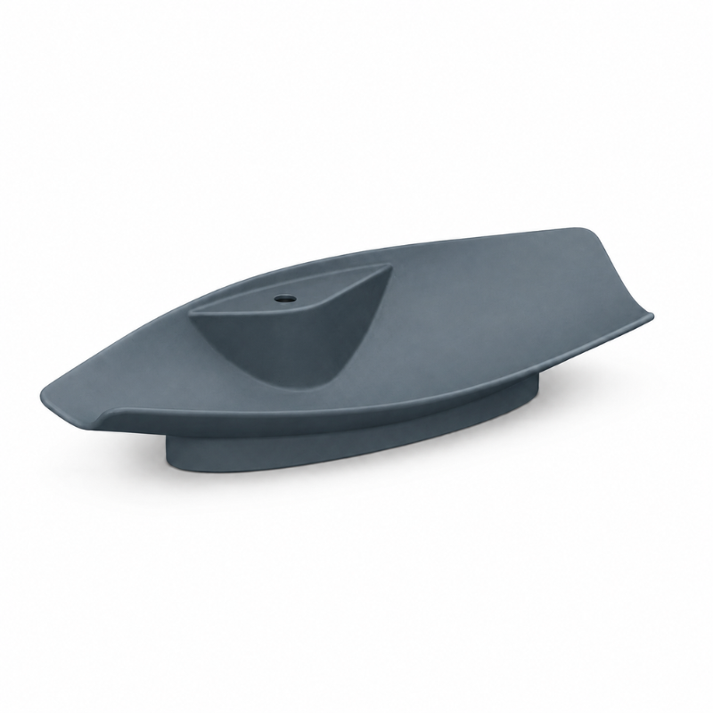 Scarabeo Kong 110R lay-on washbasin Matt Ocean 1090mm — teal matte Pakistan, Sardar & Co