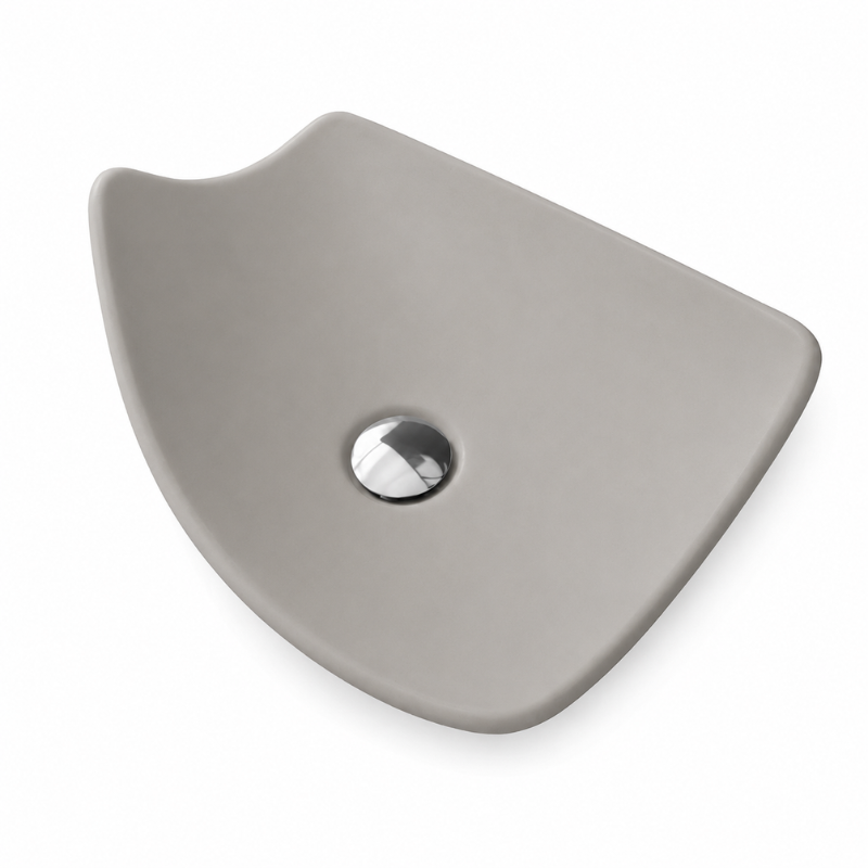 Scarabeo Kong modern washbasin Matt Sand — sandy matte Pakistan, Sardar & Co