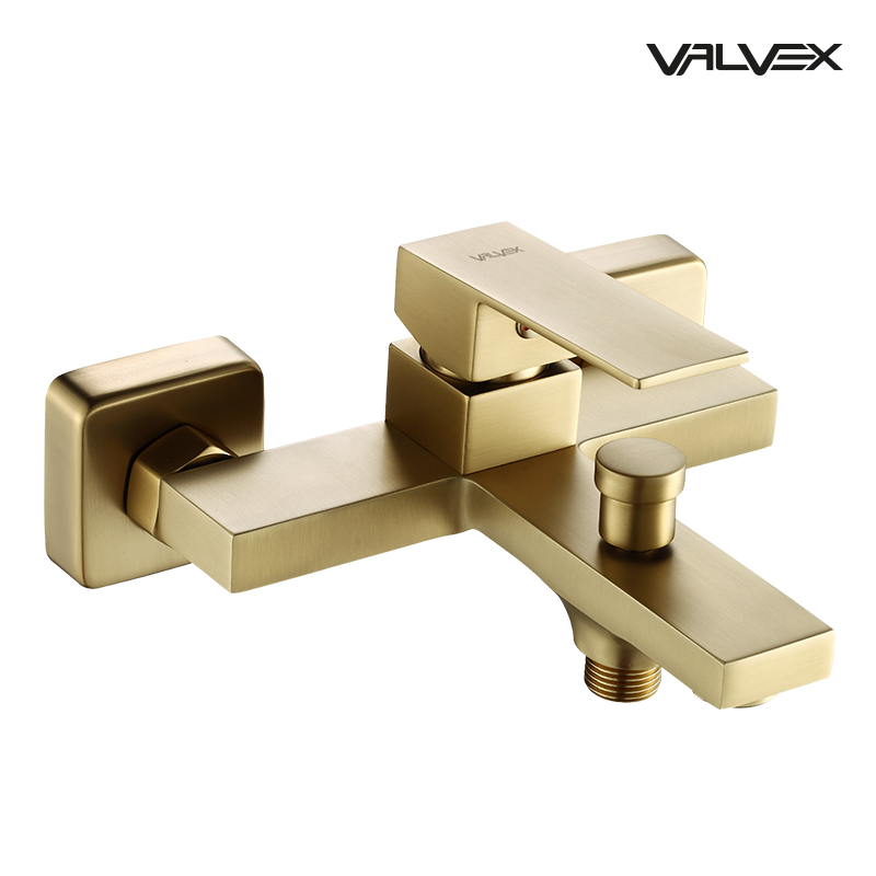 Valvex ARS wall mounted bathtub faucet in Brushed Gold, Sardar & Co Pakistan
