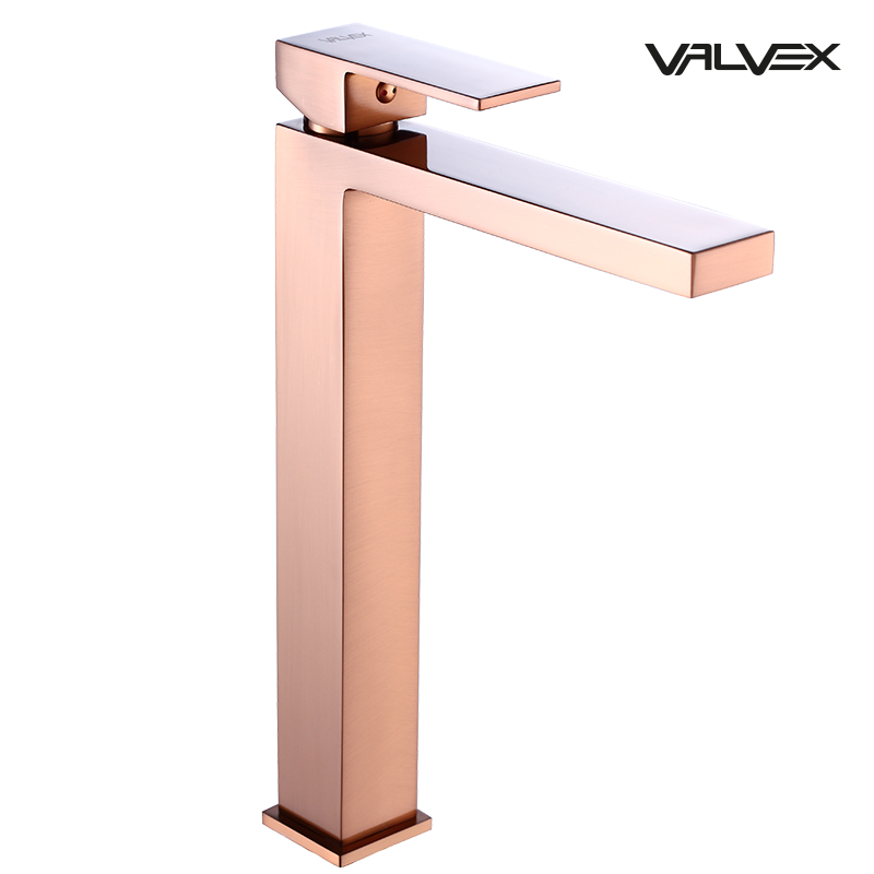 Valvex ARS high standing basin faucet in Satin Copper, Sardar & Co Pakistan