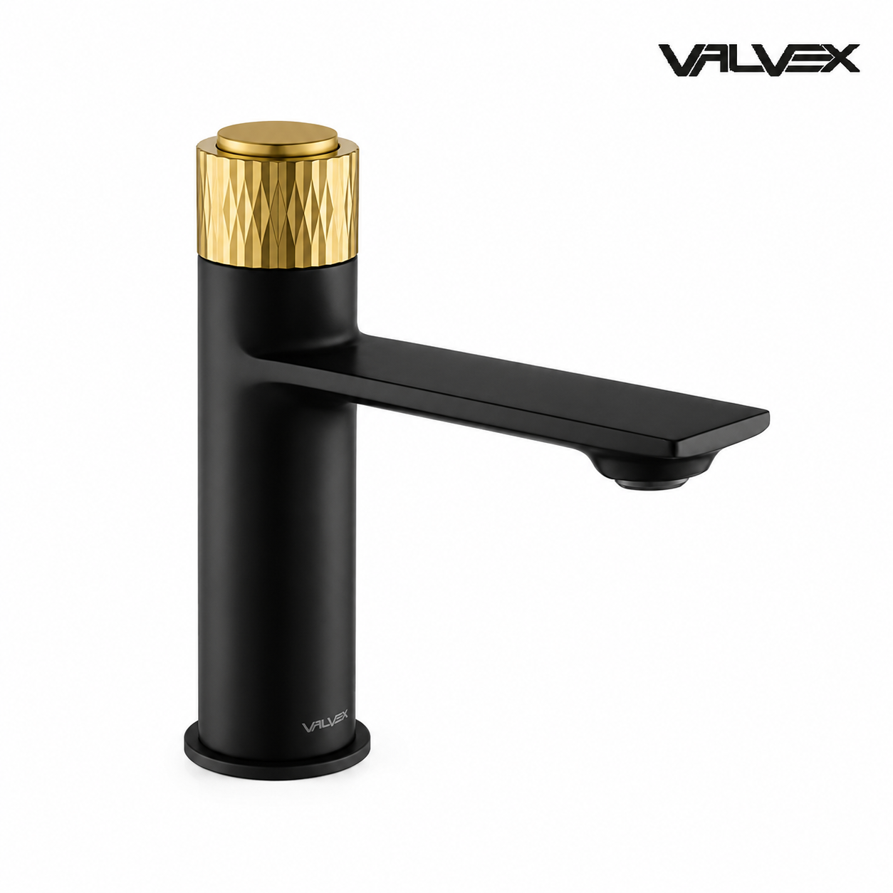 Valvex DECOR standing basin tap in Black/Gold, Sardar & Co Pakistan