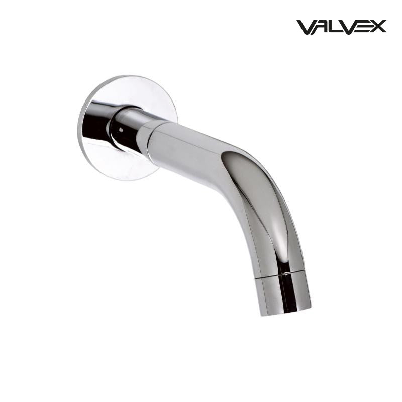 Valvex Round wall-mounted bathtub spout in Chrome, Sardar & Co Pakistan