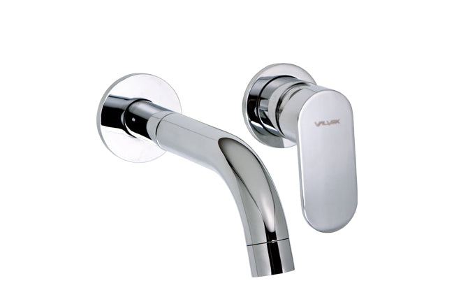Valvex Tube wall-mounted basin mixer, Chrome, Sardar & Co Pakistan
