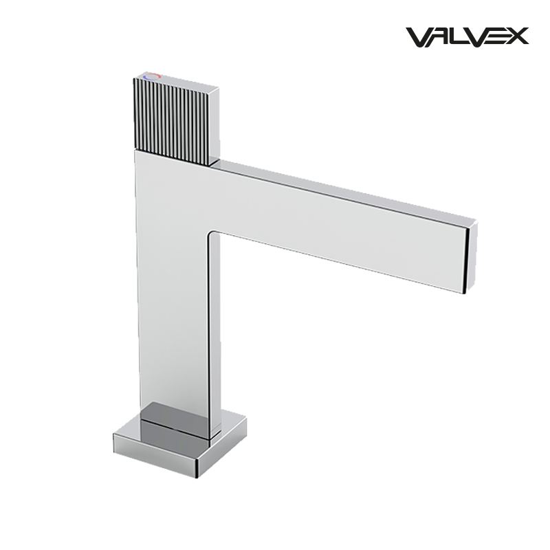 Valvex VARSO one-hole basin mixer in Chrome — single lever washbasin tap, Sardar & Co Pakistan