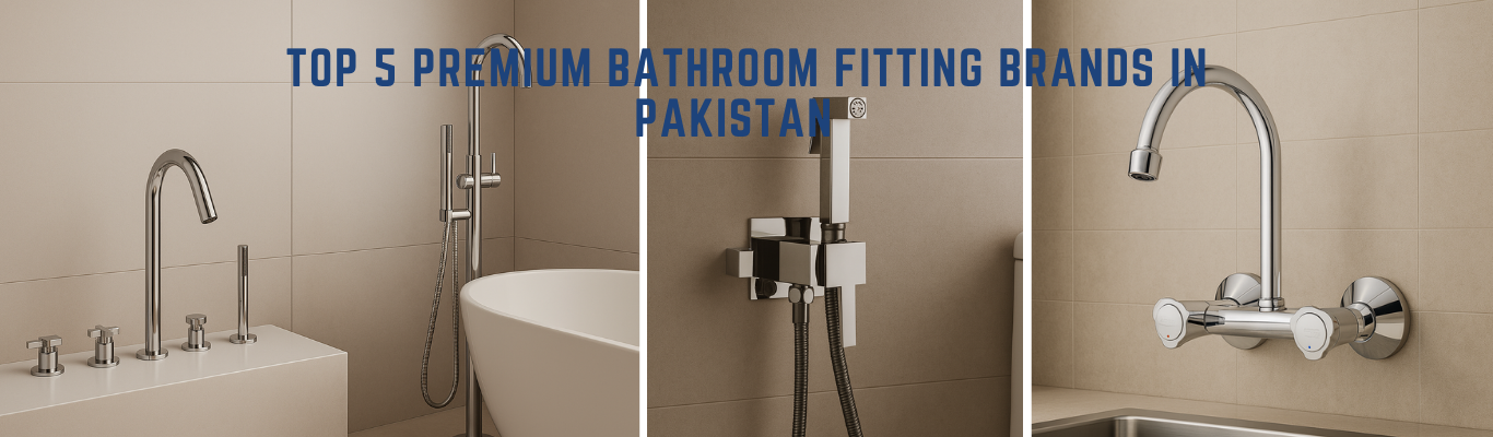 Top 5 Premium Bathroom Fitting Brands in Pakistan | Buy Luxury Fittings