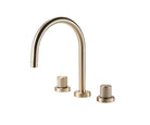 3 Hole Basin Faucet Pakistan in PVD Champagne Gold — OMSA Trio FL8510 by Sardar & Co Rawalpindi