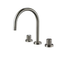 3 Hole Basin Faucet Pakistan OMSA FL8510 PVD Gunmetal finish — OMSA Rubinetterie Sardar & Co