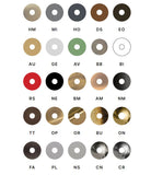 available color finishes for two hole basin mixer Bongio Amarcord