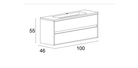 Laura Italian Best Bathroom Vanity in Pakistan – find out the dimensions. Italian best bathroom cabinet