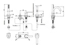 O’Clock Bath Mixer 14531 deck bath mixer