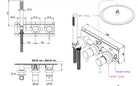 ON Concealed Shower Mixer 68551 shower diverter mixer Pakistan