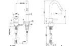 ON Dual Hole Basin Mixer 68501 dual hole basin mixer Pakistan