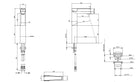 Stelth tall basin mixer for bathrooms in Pakistan