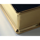 Black and gold ceramic basin by Vitruvit – premium modern washbasin for Pakistan interiors