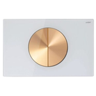Axent META gold flush button Gold — concealed cistern actuator Pakistan, Sardar & Co