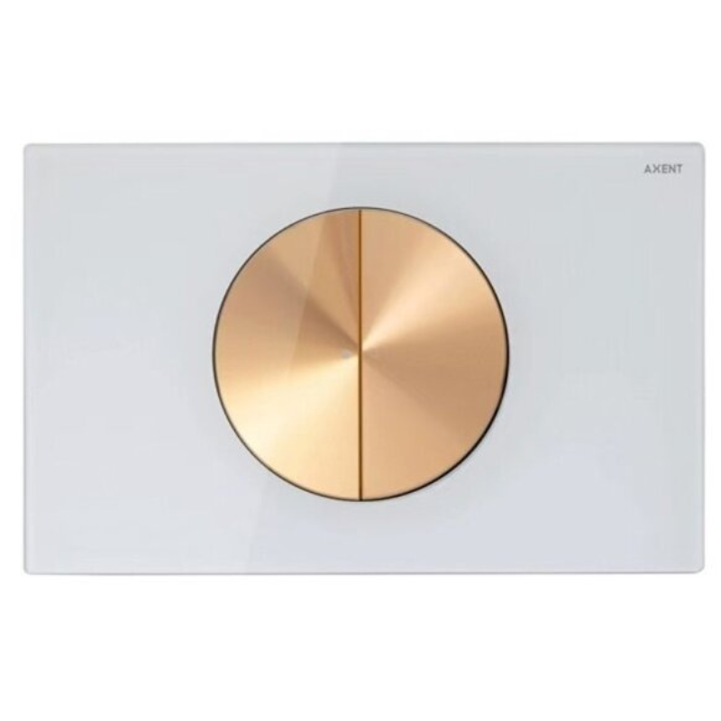 Axent META gold flush button Gold — concealed cistern actuator Pakistan, Sardar & Co