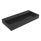 Bocchi Milano 100 washbasin with overflow Black Glossy 1005mm — Pakistan, Sardar & Co Rawalpindi