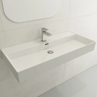 Bocchi Milano 100 washbasin with overflow installed Pakistan — 1005mm single hole, Sardar & Co Rawalpindi