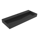 Bocchi Milano 120 wall mount wash basin Black Glossy 1205mm — dark basin Pakistan, Sardar & Co Rawalpindi