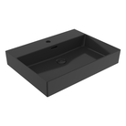 Bocchi Milano 60 wall hung wash basin Black Glossy 605mm — dark floating basin Pakistan, Sardar & Co Rawalpindi