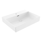 Bocchi Milano 60 wall hung wash basin Gloss White 605mm — compact premium basin Pakistan, Sardar & Co