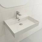 Bocchi Milano 60 wall hung wash basin installed Pakistan — 605mm floating basin, Sardar & Co Rawalpindi