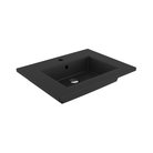Bocchi Milano 80 wash basin Matte Black 615mm — compact premium basin Pakistan, Sardar & Co