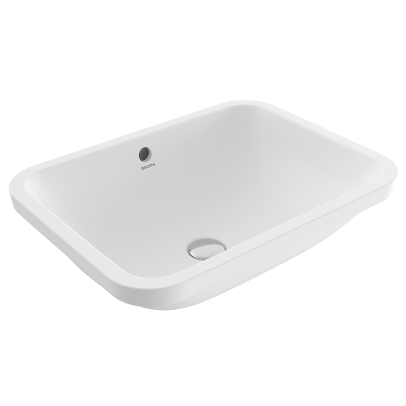 Bocchi Scala Arch undermount basin Matte White 550mm — matte undercounter basin Pakistan, Sardar & Co