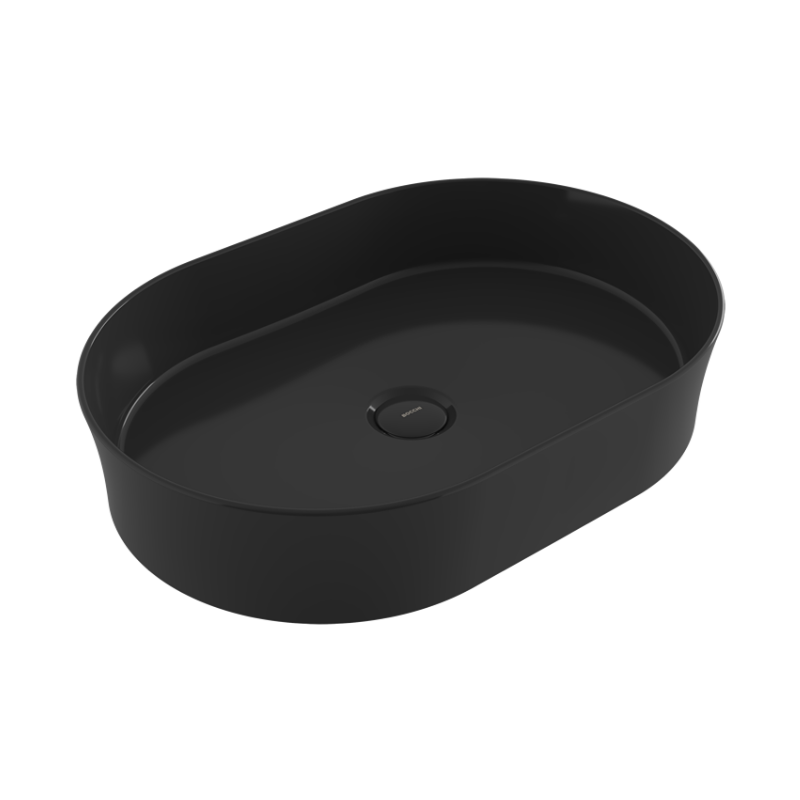 Bocchi Sottile countertop basin Matte Black 115mm slim — matte black vessel basin Pakistan, Sardar & Co