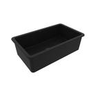 Bocchi Sotto Fireclay kitchen sink Matte Black 215mm — ultra-narrow premium sink Pakistan, Sardar & Co