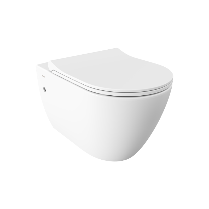 Bocchi Venezia floor toilet Matte White rimless — premium floor WC Pakistan, Sardar & Co