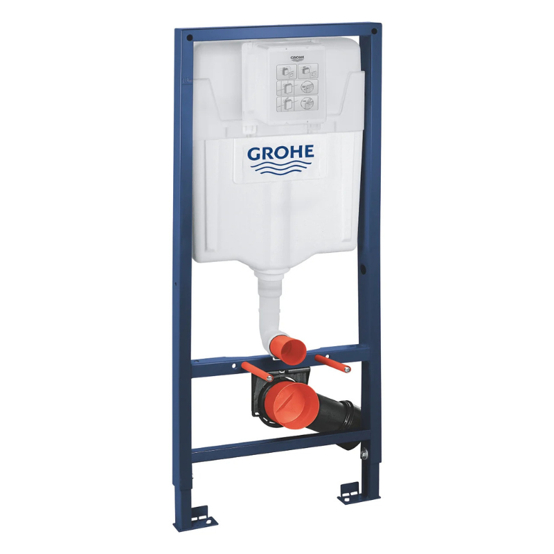 Grohe Rapid SL concealed cistern frame set — powder-coated steel with GD2 cistern, 1.13m, Pakistan, Sardar & Co