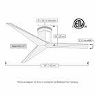 Mattews Eliza-H sculpted blade detail matte black — designer ceiling fan Pakistan, Sardar & Co Rawalpindi
