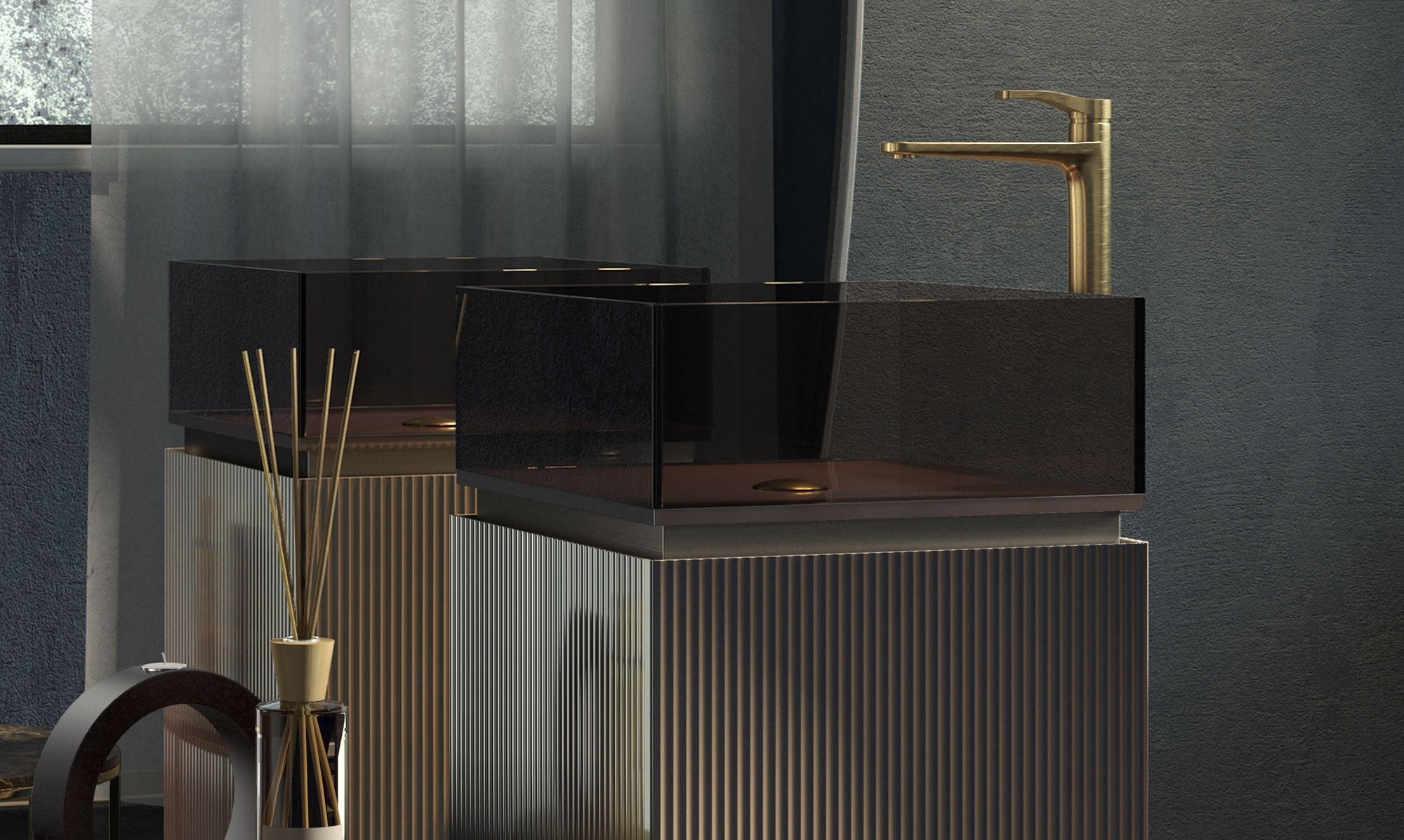 Modern bathroom designs featuring imported luxury sanitary ware and fittings from Sardar & Co Pakistan