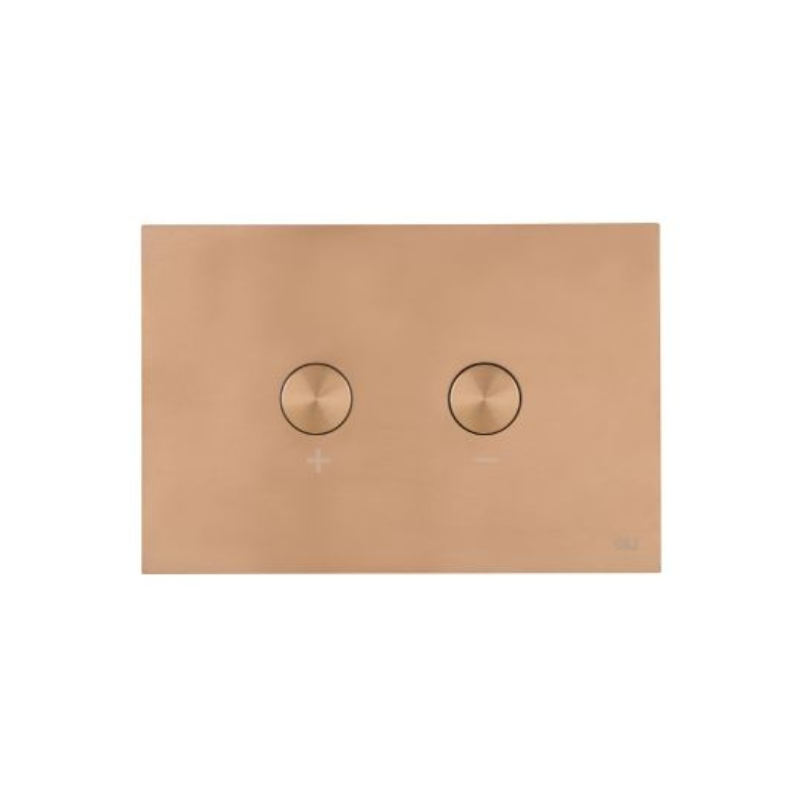 OLI BLINK stainless flush plate Brushed Copper — exclusive copper flush plate Pakistan, Sardar & Co