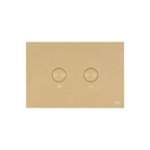OLI BLINK stainless flush plate Brushed White Gold — exclusive finish Pakistan, Sardar & Co